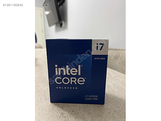 İntel Core i7-14700K 14.Nesil LGA1700 Sıfır Kutusunda sahibinden