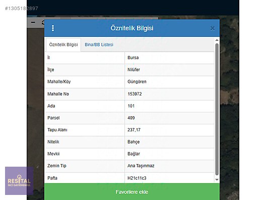 GÜNGÖREN'DE MERKEZE YAKIN SATILIK BAHÇE
