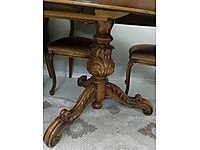 antika konsol ve yemek masası