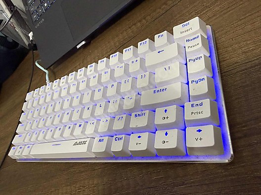 AJAZZ AK33 BLUE SWİTCH TEMİZ - Ajazz Oyuncu Klavyesi - 1317183738