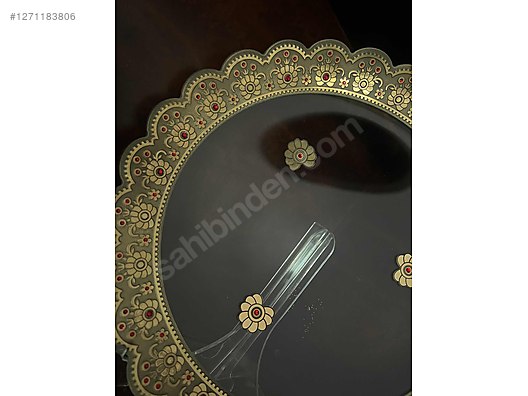 Paşabahçe El İmalatı GULEF Dekoratif tabak at