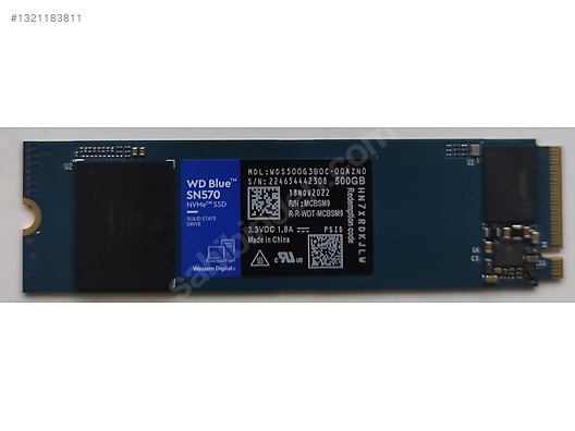 Western Digital SN570 500GB sahibinden.comda - 1321183811