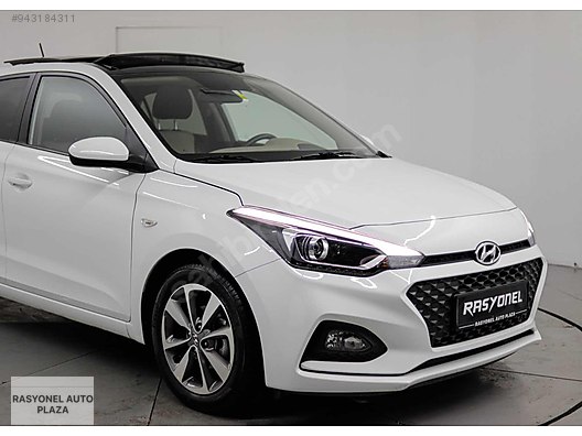 hyundai i20 1 4 style rasyonel den 2019 hyundai i20 cam tavan otomatik az km boyasizz at sahibinden com 943184311