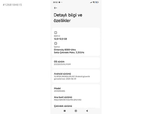 İkinci El ve Sıfır Alışveriş / Cep Telefonu & Aksesuar / Cep Telefonu / Xiaomi / Poco X6 Pro