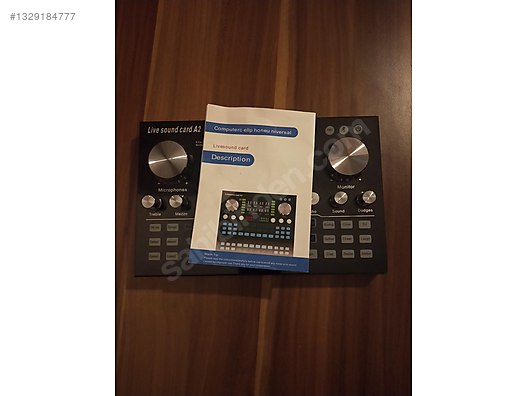 Midex A2 Live Sound Card / Yayıncı ve Podcast Ses Kartı+Kılavuzu
