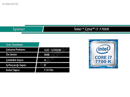 Intel Core i7-7700K / Intel(R) Core(TM) i7-7700K CPU @ 4.20GHz