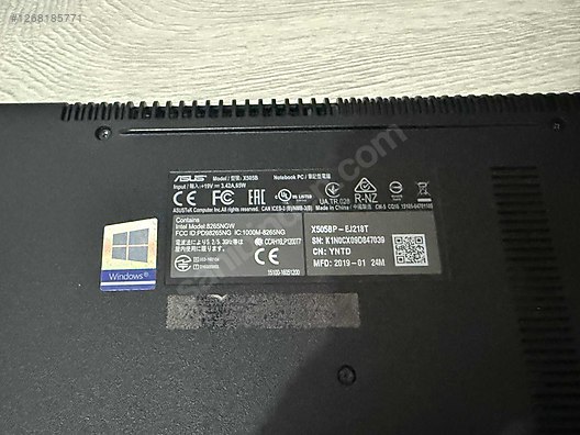 Asus / Asus X505B Sıfır Yakın on sahibinden.com - 1268185771