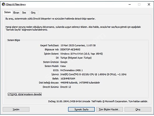 İkinci El ve Sıfır Alışveriş / Bilgisayar / Masaüstü / Modeller / Acer