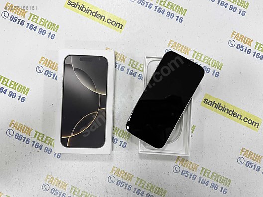 Resim Apple iPhone 16 Pro Max İkinci El TR | 256 GB | Natürel Titanyum İkinci El 11 AY GARANTİLİ TERTEMİZ 16 PRO MAX 256 GB NATUREL FARUK TLKMDA