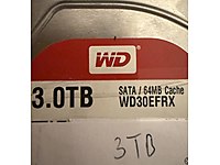 WD RED Nas Hard Drive 3 TB 3.5 inç HardiskWD30EFRX