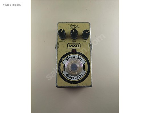 MXR ZW44 ZAKK WYLDE BERZERKER OVERDRİVE - Efekt Pedalı ve Diğer
