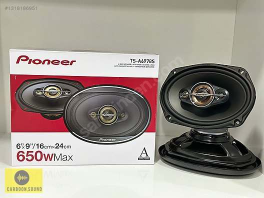 Pioneer Ts-A6977s Oto Oval Hoparlör 650watt 100rms Orjinal Ürün