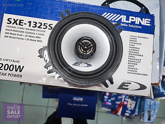 Alpine SXE-1325S 200 W 13 cm Oto Hoparlör - Sıfır Alpine Set