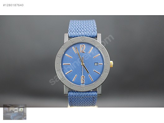 Bvlgari / Bulgari Bulgari 41mm Çelik Mavi Kadran SIFIR Ref:103133