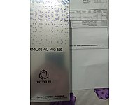 Techno Camon pro 40 5g Siyah kutusu açıldı