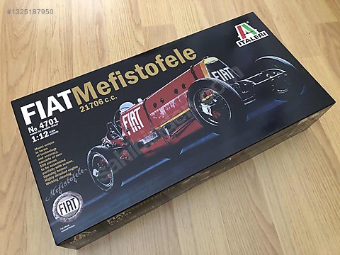 イタレリ　プラモデル　1/12 FIAT Mefistofele 4701 ITALERI No:4701 1/12 FIAT Mefistofele - Plastik Kara Aracı Maket