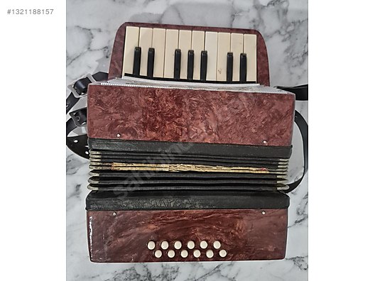 Antika / Vintage Sovyet Lira Mini Akordeon - Akordeon ve Tuşlu