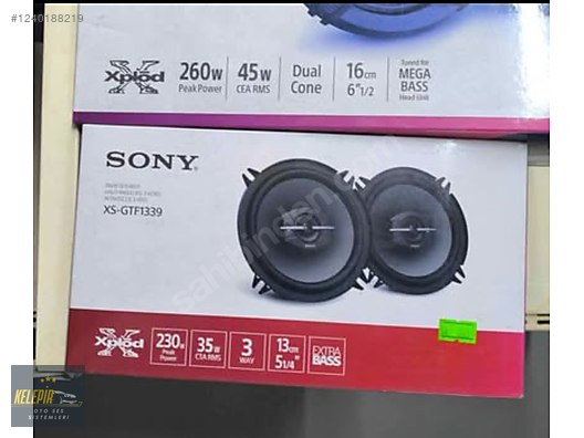 SONY XS-GTF1339 13CM TWETEER'Lİ HOPARLÖR 230WATT 35W RMS - 1240188219