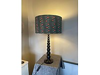 Abajur ahşap ayaklı yeni venge renk