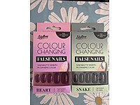 Renk değiştiren Yapışkanlı Takma Tirnak - 2 kutu birlikte