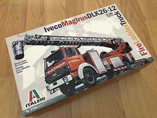 Iveco Magirus DLK 26-12 ハシゴ消防車　1/24 イタレリ ITALERI No:3784 1/24 Iveco Magirus DLK 26-12 Fire Ladder Truck