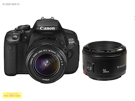 DSLR / Canon / EOS 650D (Rebel T4i) / Canon 650D 18-55 + 50 mm