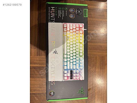 Razer Huntsman V3 Pro TKL Beyaz Sıfır RGB Gaming Klavye - Razer
