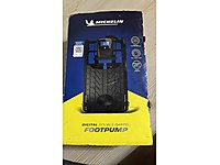 Michelin digital basınç göstergeli çift pistonlu ayak pompası