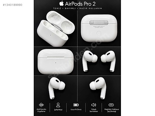 み*ら様 AirPods Pro 2 Apple AirPods Pro 2 Vodafonedan Alınma Temiz ve Sorunsuz