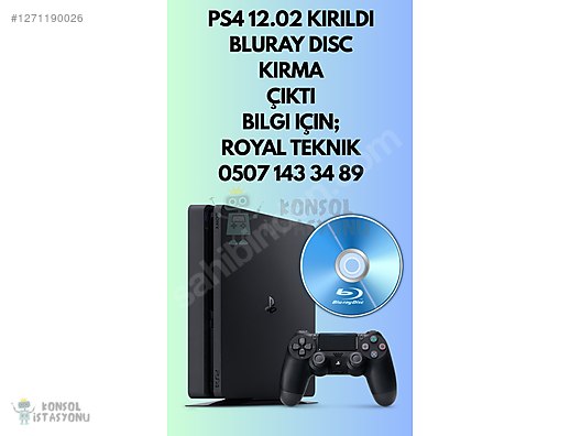 Playstation 4 12.02 Bluray Disc Ps4 Kırma Bluray Satış sahibinden