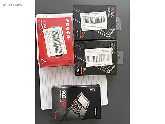 WD Black SN850 2TB NVMe SSD Sıfır Kutusunda sahibinden.comda