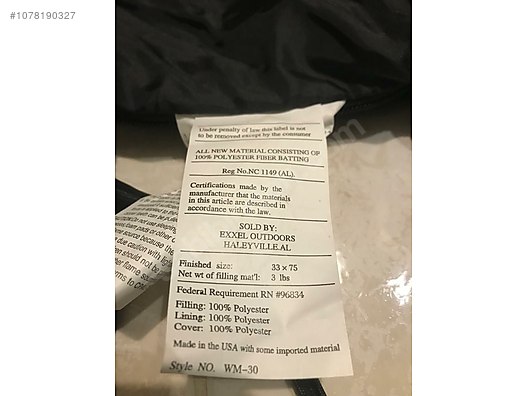 Used & Brand New Items / Sports / Nature Sports / Camping / Sleeping Bag