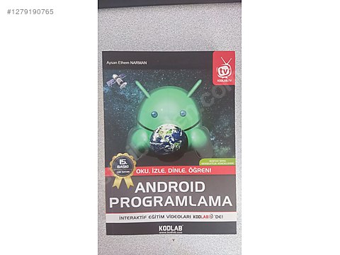 Android programlama Kitap sahibinden.comda - 1279190765
