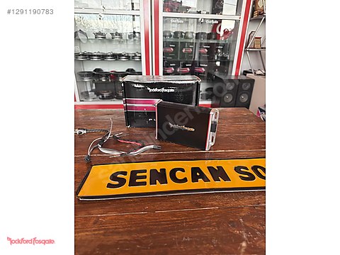 Amfi / Rockford fosgate p300x1 mini compact teyp arkası anfi
