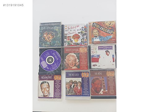 Uygun 8 adet CD - Müzik Kasetleri Alışverişte İlk Adres sahibinden