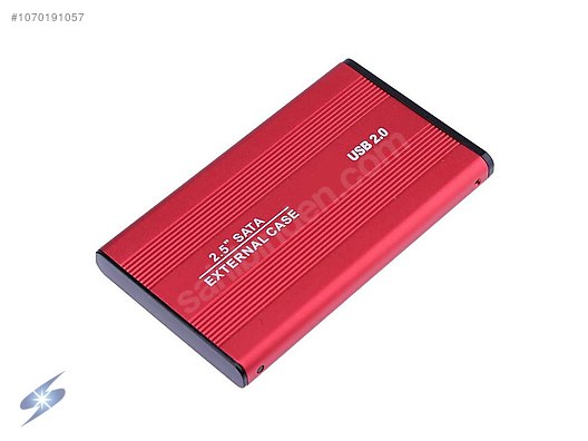 2,5 SATA External Case Harddisk Kutusu USB 2.0 Gümüş Renk