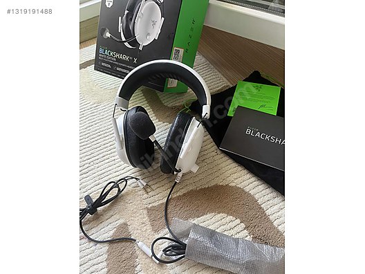 Razer Blackshark v2 X Beyaz Sıfır gibi sahibinden.comda - 1319191488