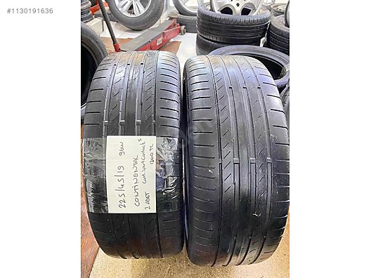 225/45/19 CONTİNENTAL SIFIR AYARINDA 2254519 225/45R19 at