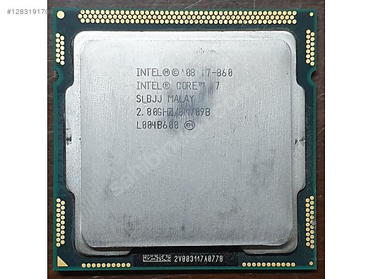 Intel Core i7-860 Processor (8M Cache, 2.80 GHz) - İşlemci ve Tüm Masaüstü Bilgisayar Parçaları sahibinden.com'da