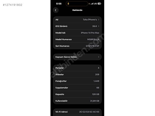 İkinci El ve Sıfır Alışveriş / Cep Telefonu & Aksesuar / Aksesuar / Boş Kutu