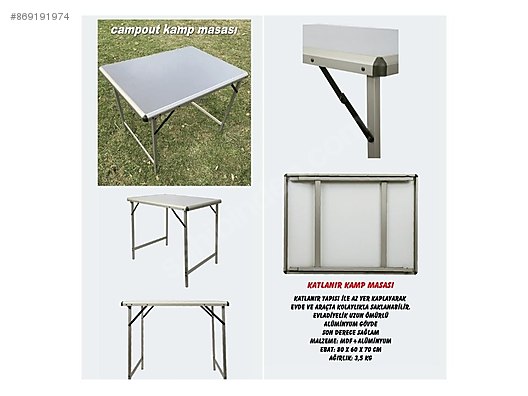 Campout Katlanir Masa Buyuk Sahibinden Comda 869191974