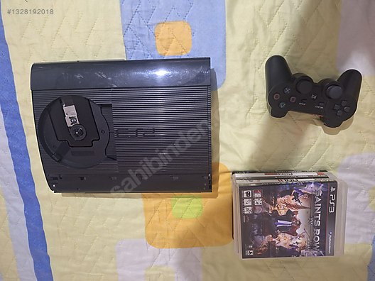 ps3 500GB 美品 コントローラー付！！ Ps3 superslim 500gb çift kol 5 oyun açıklamayı oku on sahibinden