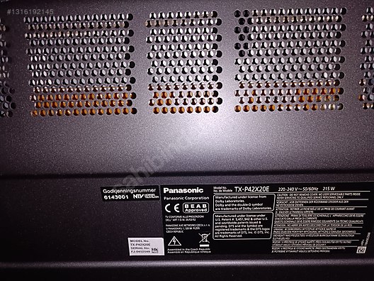 42 inch plasma panasonic televizyon, Çalışır Halde Sağlam - İkinci