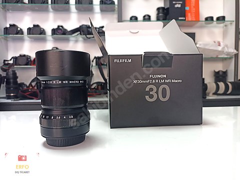 Lensler / Fujinon XF30mm F2.8 R LM WR Macro Lens (Erfo Djital