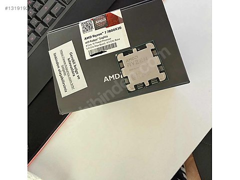 Rizen7 7800x3d 【ジャンク品】 RYZEN 7 7800X3D İŞLEMCİ sahibinden.comda - 1319192921