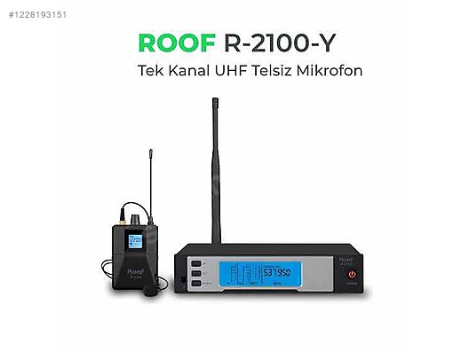 ROOF R-2100 UHF TELSİZ YAKA MİKROFON sahibinden.comda - 1228193151