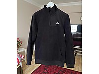 İtal ürün Lacoste M beden yarı fermuarlı polar