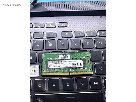 Crucial / Micron 8GB DDR4 2666MHz Laptop RAM Temiz Sorunsuz