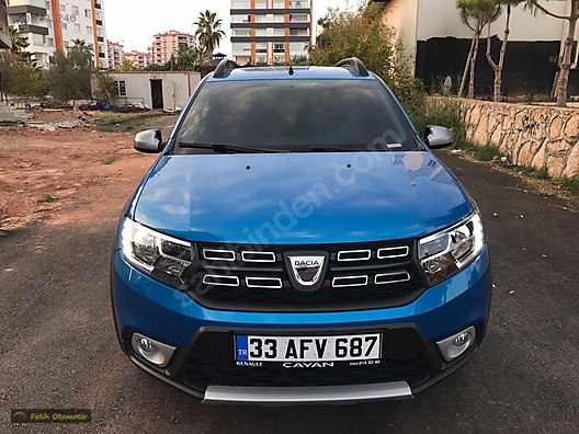 dacia sandero 1 5 bluedci stepway fatih den hatasiz boyasiz 2019 sandero stepway 9binkm at sahibinden com 969193246