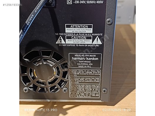 Harman Kardon Receiver Amfi